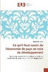 Gédéon Mulamba - Ce qu'il faut savoir de l'économie de pays en voie de développement