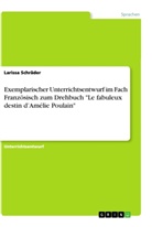 Larissa Schräder - Exemplarischer Unterrichtsentwurf im Fach Französisch zum Drehbuch "Le fabuleux destin d'Amélie Poulain"