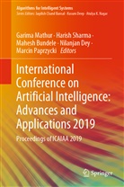Mahesh Bundele, Mahesh Bundele et al, Nilanjan Dey, Garima Mathur, Marcin Paprzycki, Haris Sharma... - International Conference on Artificial Intelligence: Advances and Applications 2019