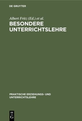 Böhm, Böhm, Karl Böhm, Alber Fritz, Albert Fritz - Besondere Unterrichtslehre