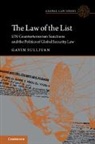 Gavin Sullivan, Gavin (University of Kent Sullivan, Sullivan Gavin - Law of the List