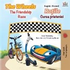 Kidkiddos Books, Inna Nusinsky - The Wheels The Friendship Race (English Romanian Bilingual Book)
