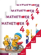 Matthia Heidenreich, Matthias Heidenreich, Thoma Laubis, Thomas Laubis, Ev Schnitzer, Eva Schnitzer - Mathetiger, Neubearbeitung 2016 - 4: Mathetiger 4 - Heftausgabe