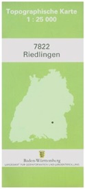 Topographische Karte Baden-Württemberg Riedlingen