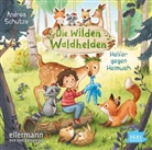 Andrea Schütze, Cathlen Gawlich - Die wilden Waldhelden - Helfer gegen Heimweh, 1 Audio-CD (Hörbuch)