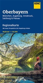 MAIRDUMONT GmbH &amp; Co KG, MAIRDUMONT GmbH &amp; Co. KG - ADAC Regionalkarte 16 Oberbayern 1:150.000