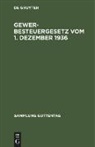 Degruyter - Gewerbesteuergesetz vom 1. Dezember 1936