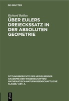 Richard Baldus - Über Eulers Dreieckssatz in der absoluten Geometrie