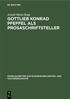 Joseph Maria Bopp - Gottlieb Konrad Pfeffel als Prosaschriftsteller