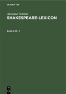 Alexander Schmidt, Grego Ignatz Sarrazin, Gregor Ignatz Sarrazin, Gregor Sarrazin - Alexander Schmidt: Shakespeare-Lexicon - Band 2: M - Z