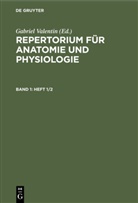 Gabrie Valentin, Gabriel Valentin - Repertorium für Anatomie und Physiologie - Band 1(Heft 1/2): Repertorium für Anatomie und Physiologie. Band 1(Heft 1/2)