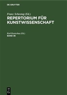 Huner Janitschek, Hunert Janitschek, Karl Koetschau, Franz Schestag, Henry Thode u a - Repertorium für Kunstwissenschaft - Band 36: Repertorium für Kunstwissenschaft. Band 36