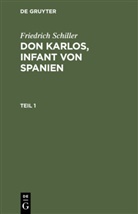 Friedrich Schiller - Friedrich Schiller: Dom Karlos, Infant von Spanien - Teil 1: Friedrich Schiller: Dom Karlos, Infant von Spanien. Teil 1