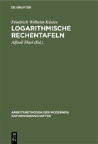 Friedrich Wilhelm Küster, Alfre Thiel, Alfred Thiel - Logarithmische Rechentafeln