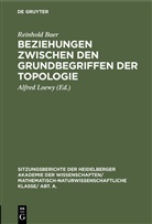 Reinhold Baer, Alfre Loewy, Alfred Loewy - Beziehungen zwischen den Grundbegriffen der Topologie