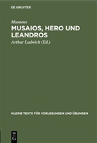 Musaeus, Arthu Ludwich, Arthur Ludwich - Musaios, Hero und Leandros
