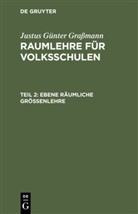Justus Günter Graßmann, Justus Günther Graßmann - Justus Günter Graßmann: Raumlehre für Volksschulen - Teil 2: Ebene räumliche Größenlehre
