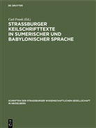 Car Frank, Carl Frank - Straßburger Keilschrifttexte in sumerischer und babylonischer Sprache