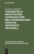 Assunto Costantini - Theoretisch-praktischer Lehrgang der Neu-Pommerschen Sprache (Bismarck-Archipel)