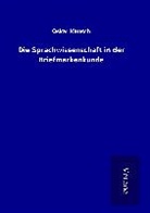 Oskar Kausch - Die Sprachwissenschaft in der Briefmarkenkunde