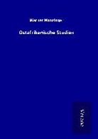 Werner Munzinger - Ostafrikanische Studien