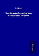 d Hume, D. Hume - Eine Untersuchung über den menschlichen Verstand