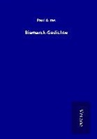 Paul Arras - Bismarck-Gedichte