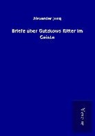 Alexander Jung - Briefe über Gutzkows Ritter im Geiste