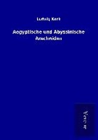 Ludwig Koch - Aegyptische und Abyssinische Arachniden