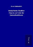 Oskar Schlömilch - Analytische Studien