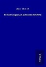 Albert Dietrich - Erinnerungen an Johannes Brahms