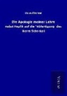 Kuno Fischer - Die Apologie meiner Lehre