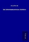 Kuno Fischer - Die Selbstbekenntnisse Schillers