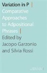 Jacopo Garzonio, Jacopo (Assistant Professor of Linguisti Garzonio, Jacopo Garzonio, Silvia Rossi, Rossi Silvia - Variation in P