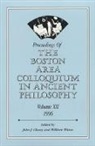 John J. Gurtler Cleary, John J. Cleary, Cleary John J., S. J. Gurtler, S.J. Gurtler, William Wians - Proceedings of the Boston Area Colloquium in Ancient Philosophy