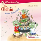 Erhard Dietl, Kay Poppe, Robin Brosch, Robert Missler - Die Olchis feiern Geburtstag und eine andere Geschichte, 1 Audio-CD (Hörbuch)
