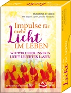 Martina Felder, Caroline Nowecki, Caroline Nowecki - Impulse für mehr Licht im Leben - wie wir unser Licht leuchten lassen, 49 Karten + Begleitbuch