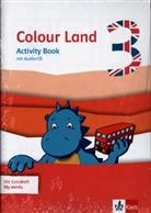 Colour Land ab Klasse 3. Ausgabe für BB, MV, SN, ST, TH ab 2020: Colour Land 3. Ab Klasse 3, m. 1 Audio-CD