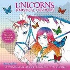 Editors of Thunder Bay Press, Ben Krefta, Ben Krefta - Unicorns & Mystical Creatures Glow-In-The-Dark Manga Coloring
