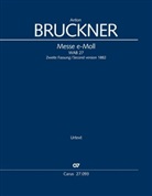 Anton Bruckner - Messe e-Moll (Klavierauszug)