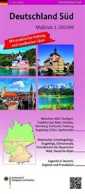 BKG - Bundesamt für Kartographie und Geodäsie, BK - Bundesamt für Kartographie und, BKG - Bundesamt für Kartographie und, BKG - Bundesamt für Kartographie und Geodäsie - Deutschland Süd 1:500 000