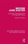 Harrison R. Steeves, Steeves Harrison R. - Before Jane Austen