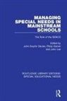 John Dwyfor Garner Davies, John Dwyfor Davies, Philip Garner, John Lee - Managing Special Needs in Mainstream Schools