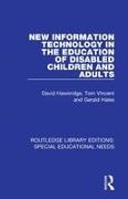 Gerald Hales, Hales Gerald, David Hawkridge, David Vincent Hawkridge, Tom Vincent, … - New Information Technology in the Education of Disabled Children and Adult