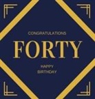 Lulu And Bell - Happy 40th Birthday Guest Book (Hardcover)