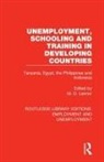 M. D. Leonor, M D Leonor, M. D. Leonor - Unemployment, Schooling and Training in Developing Countries