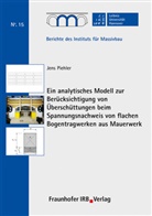 Jens Piehler, Institut für Massivbau Leibniz Universität Hannover, Steffe Marx, Steffen Marx, Universität Hannover Institut fü - Ein analytisches Modell zur Berücksichtigung von Überschüttungen beim Spannungsnachweis von flachen Bogentragwerken aus Mauerwerk.