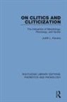 Judith L Klavans, Judith L. Klavans - On Clitics and Cliticization