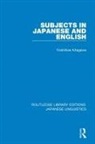 Yoshihisa Kitagawa, Kitagawa Yoshihisa - Subjects in Japanese and English