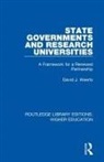 David Weerts, David J Weerts, David J. Weerts - State Governments and Research Universities